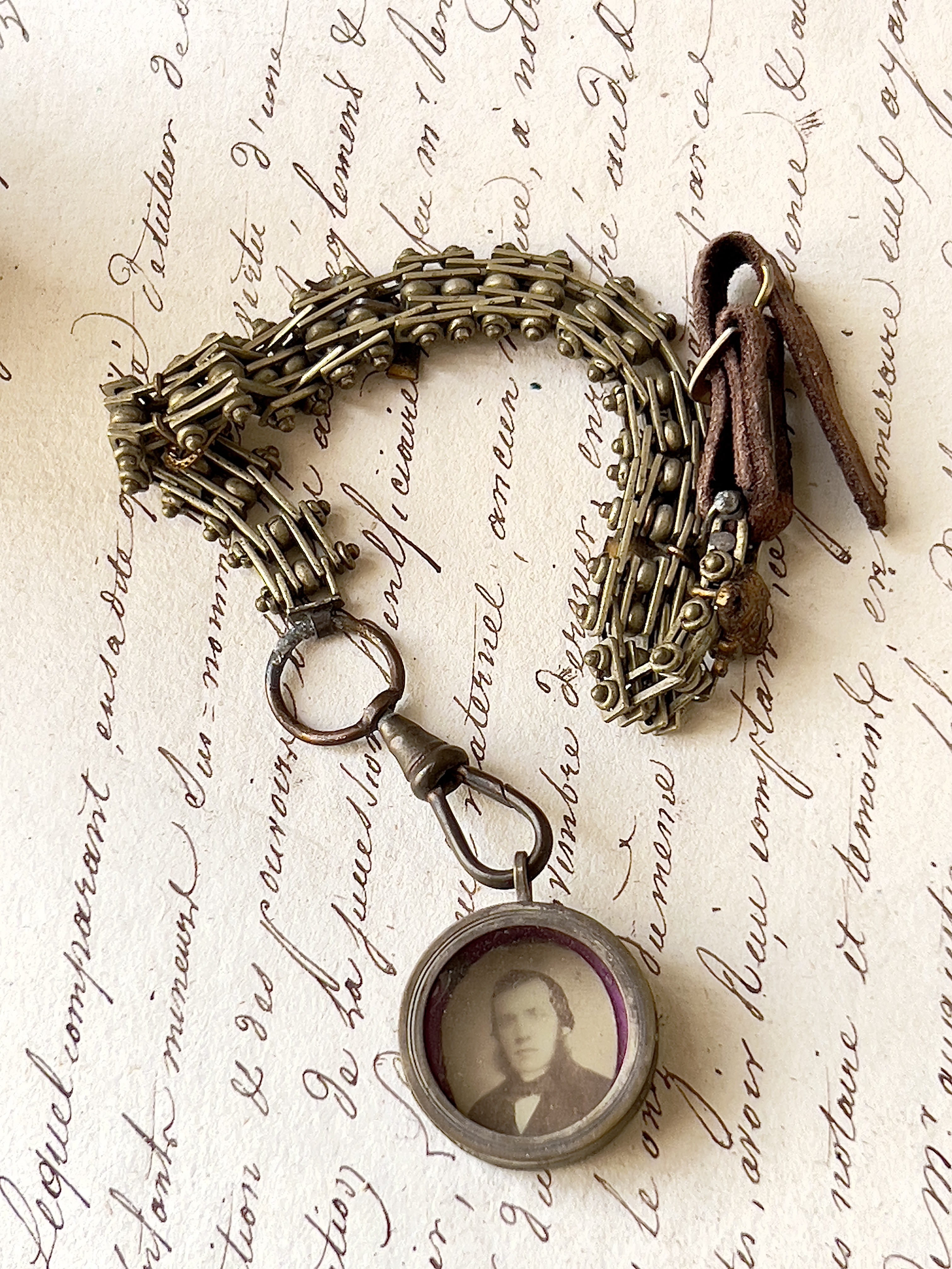 Antieke medaillon hanger