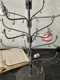 Antique wrought iron tree/ rack
