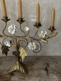 Unique porcelain candelabra