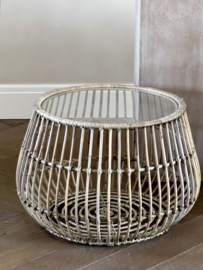Small bamboo table