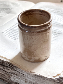 Beautiful weathered tiny pot