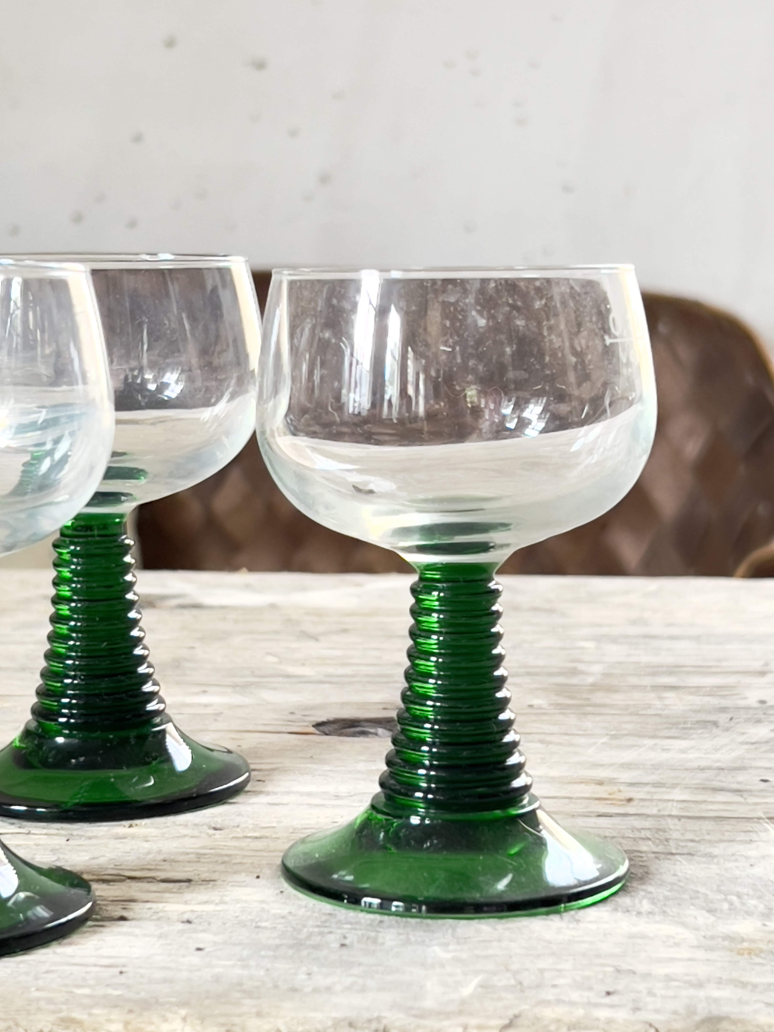 Set 4 roemer glaasjes
