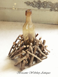 Old french bottle holder