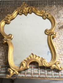 Beautiful gilded baroque mirror