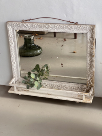 Antiek franse spiegel met rand
