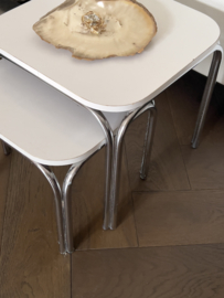 Set witte nesting tables  Mid-Century