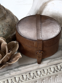 Old leather collar box