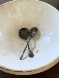 Large antique skimming bowl
