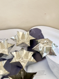 6 antieke ster bakvormpjes