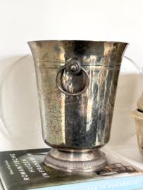 Mooie verzilverde champagne koeler uit Frankrijk