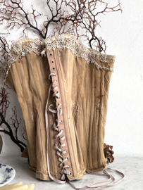 Antiek frans shabby corset