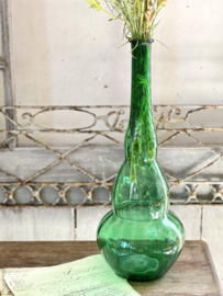 High green vase