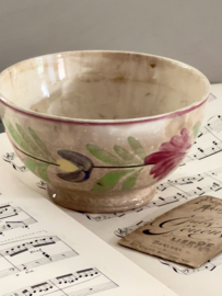 Old handpainted bowl