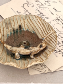 Handmade small ceramic dish