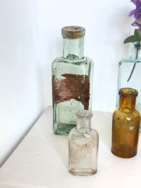 Set antique small bottles