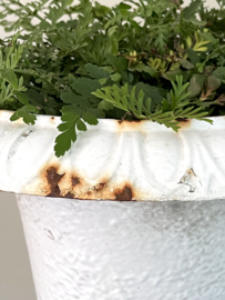 Antieke XL witte franse vaas