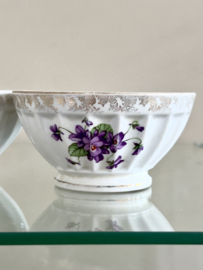 French café au lait bowl Violettes
