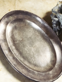 Hotel silver dish