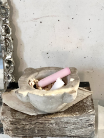 Small marble mortar from France