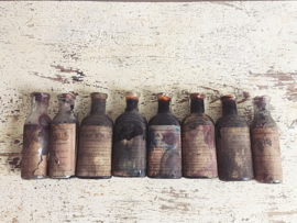 Lot of french bottles