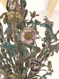 Oude franse bloemen kroonluchter