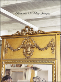 French trumeaux mirror