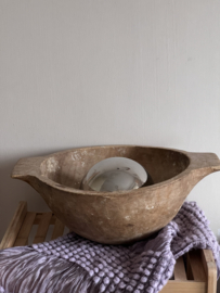 Antique wooden bowl