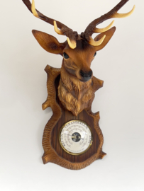 Old barometer deer