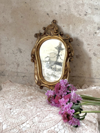 Kleine oude spiegel uit Frankrijk