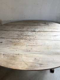 French antique oval wine table