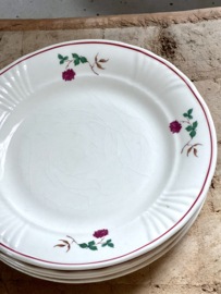 Set of old plates