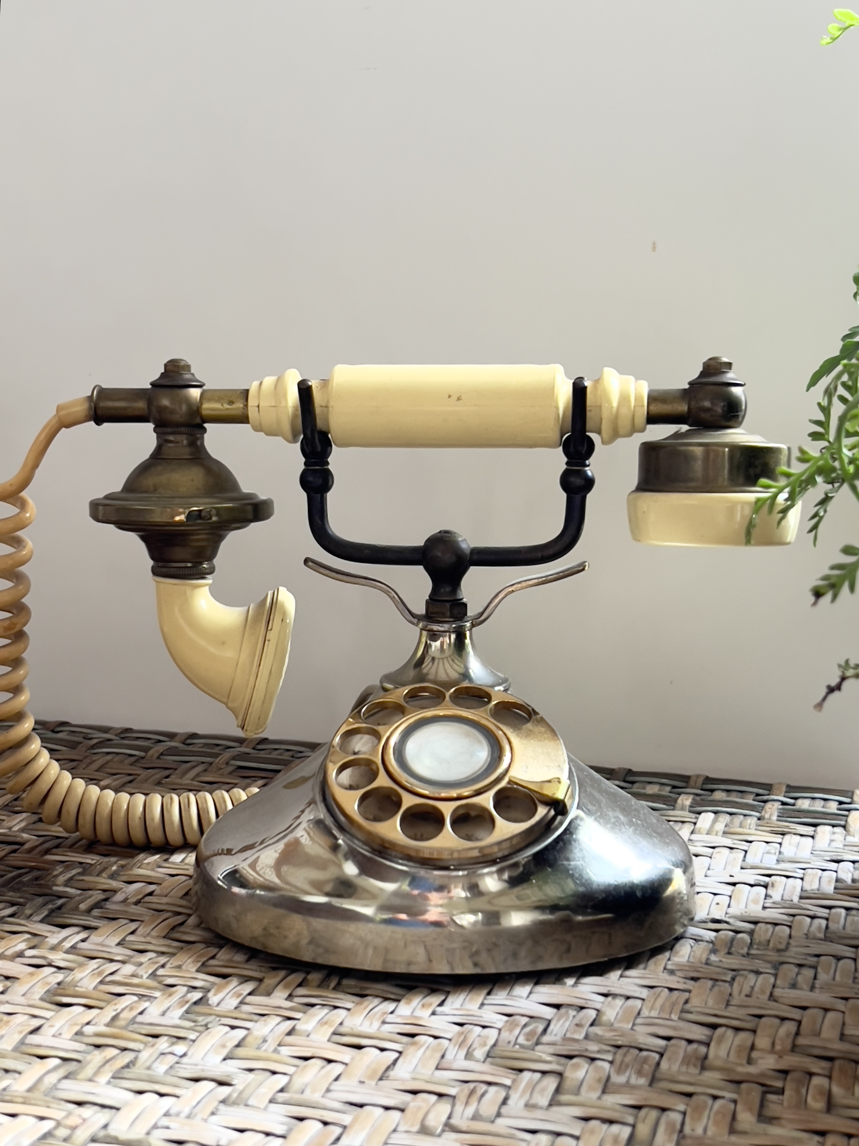 Oude telefoon franse stijl