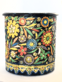 Mooi kleurrijk floral voorraad blik