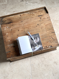 Antique wooden french writing slope