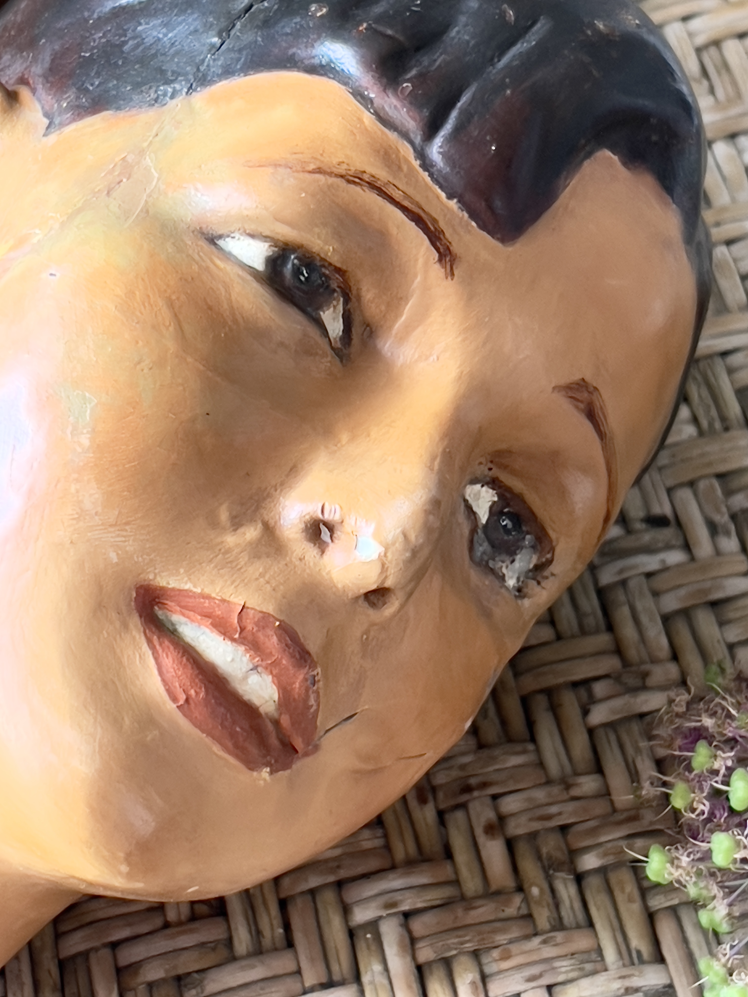 Antiek mannequin hoofd