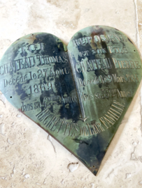 Large antique plaquette bronze