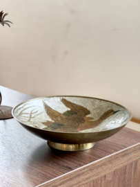 Large cloisonne dish