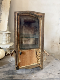 Antique french sedan chair vitrine cabine