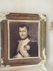 Antique french framed portrait - Napoleon-