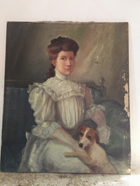 Antique french portrait