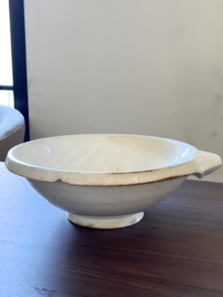 Large antique skimming bowl