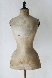 Antieke wespentaille paspop/ mannequin
