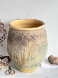 Antique biot vase/ pot