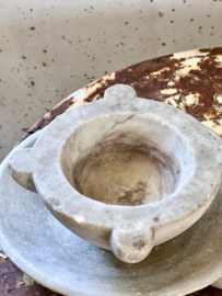 Antique marble mortar