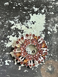 Prachtige vintage broche/ bloem