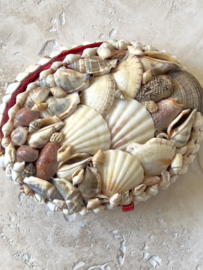 Vintage schelpen sieraden doosje
