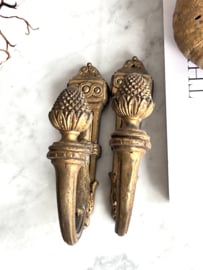 Antieke franse bronzen gordijn embrasses