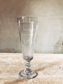 French old huge glass/vase/bowl