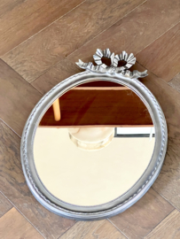 Beautiful old oval bow mirror