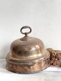 Old silverplated cloche